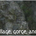 Rock climbing in the gorge