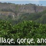 The Hall, with Batts Coombe Quarry behind